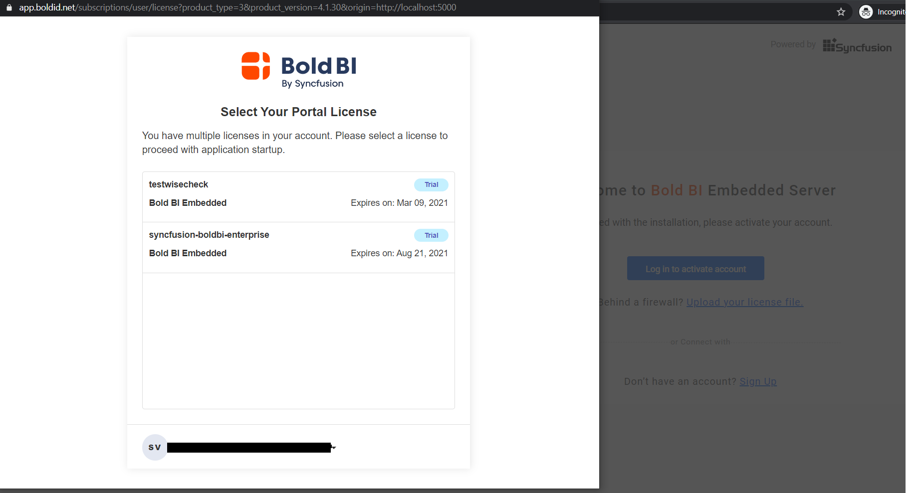 Select Portal License