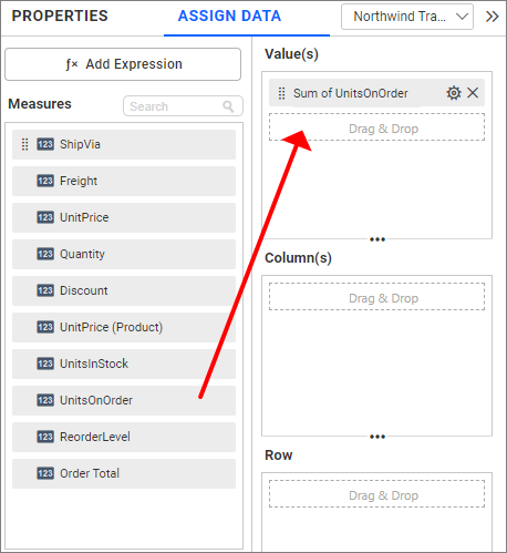 Add value field