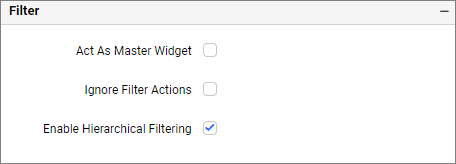Filter properties