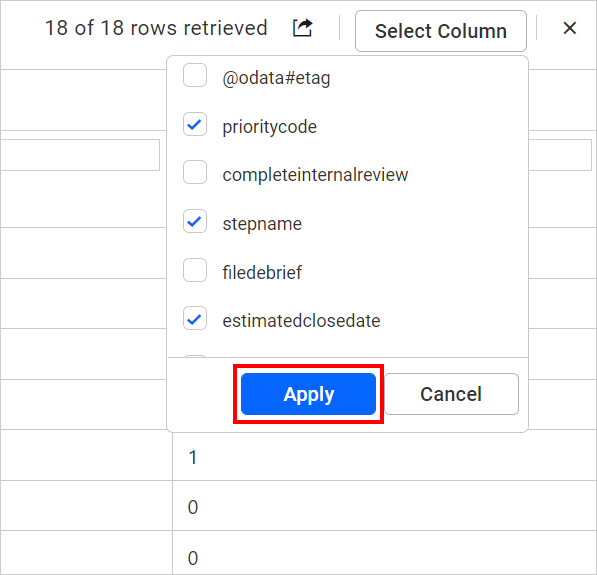 Select specific column in listbox 