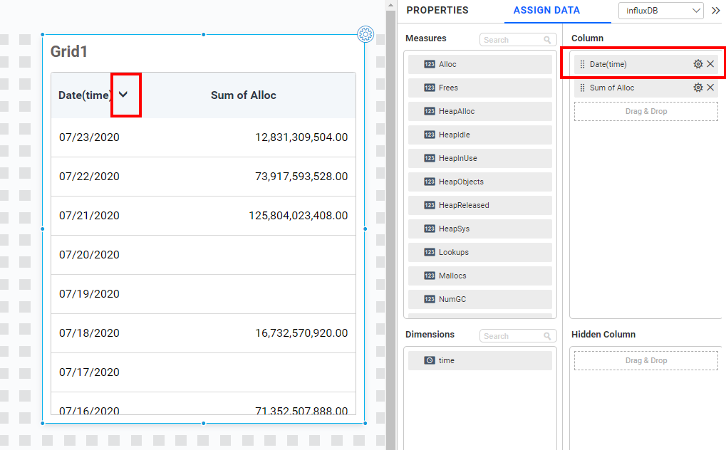 InfluxDB Group by