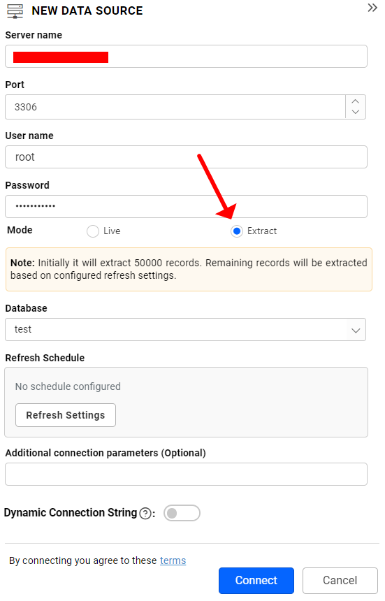 Extract Connection