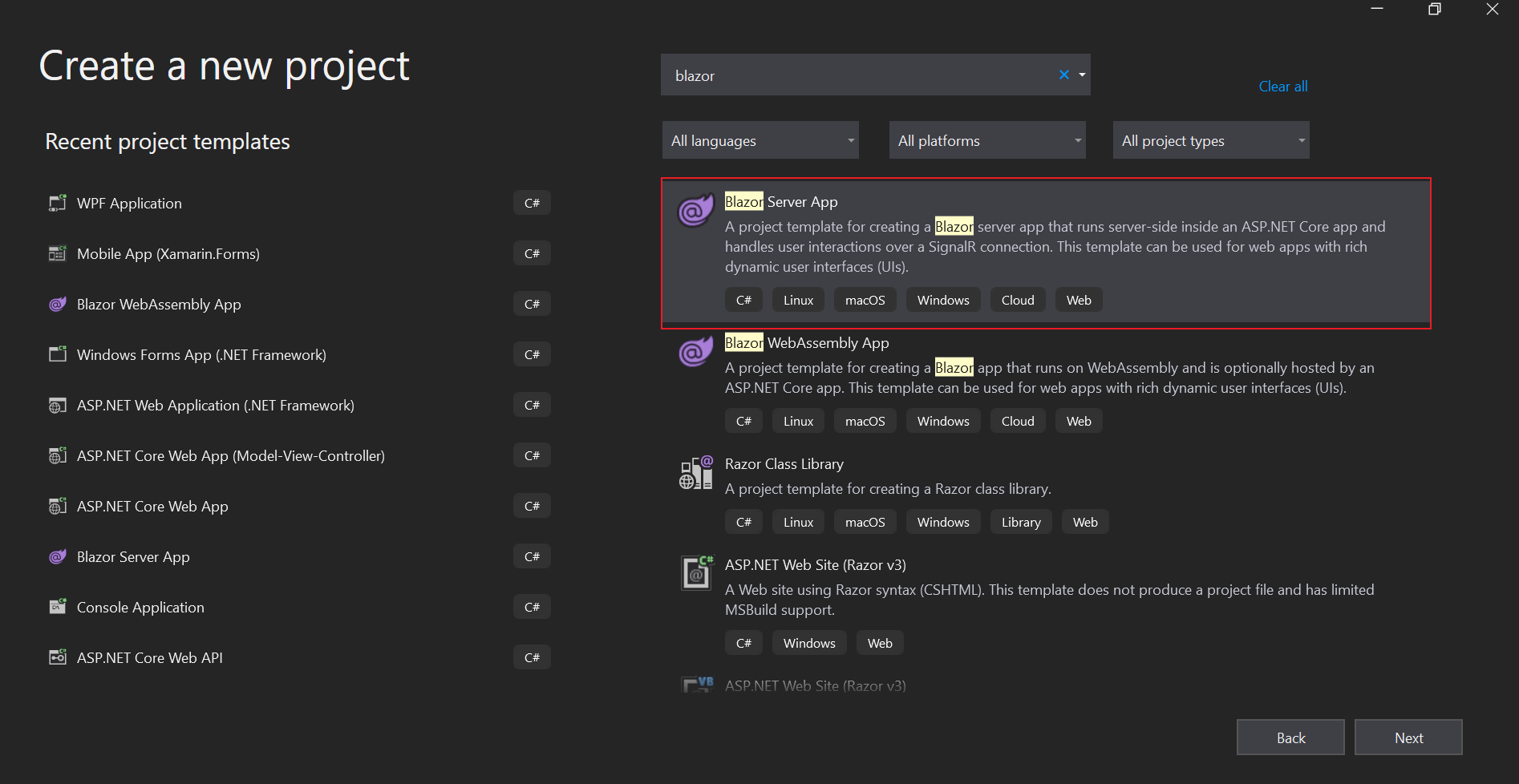 SelectProject