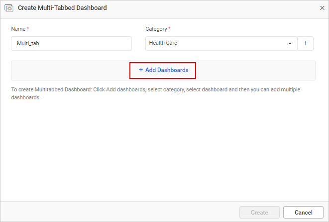 Create multi-tab