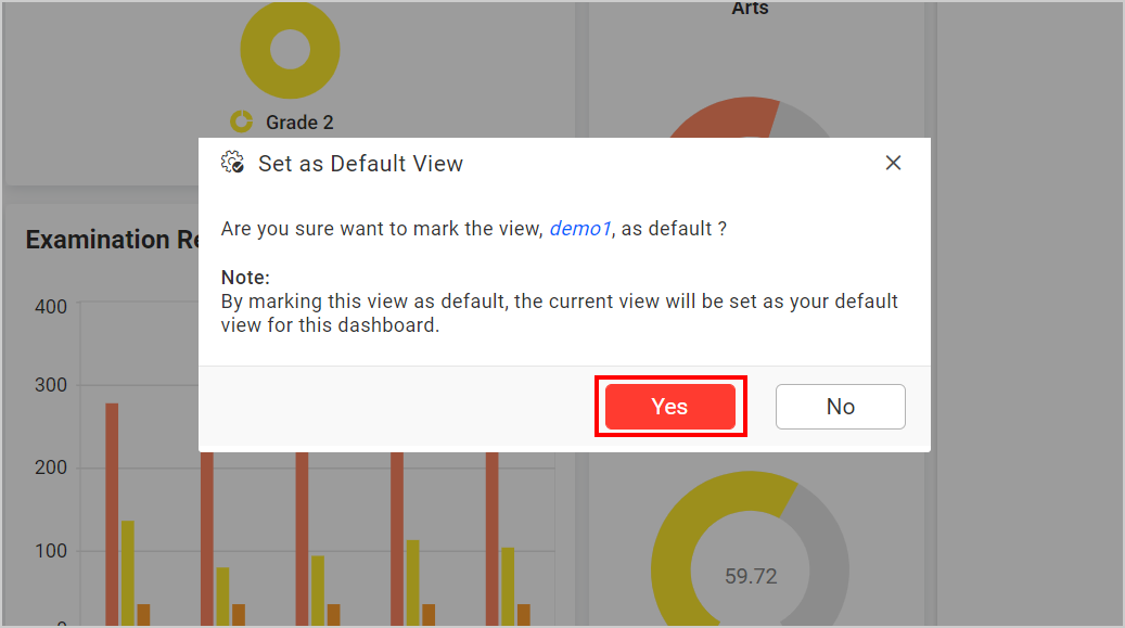 Set default View