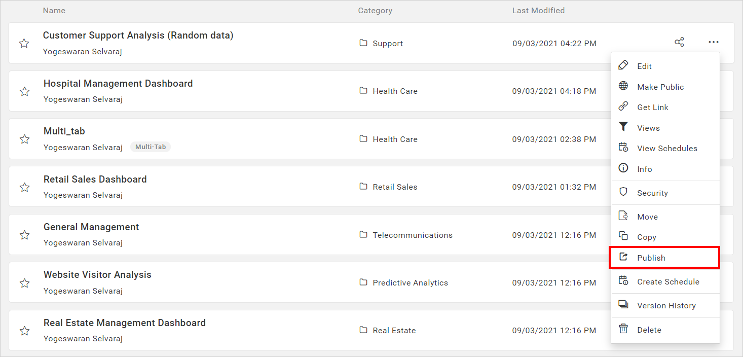 Publish Dashboards Across Multiple Tenants | Bold BI