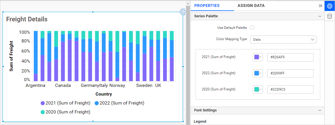 Color Mapping Type Data