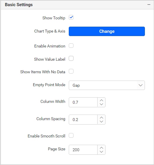 Show value label