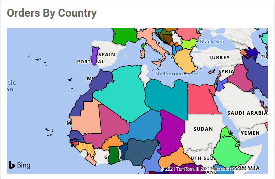 Choropleth map Individual settings changes