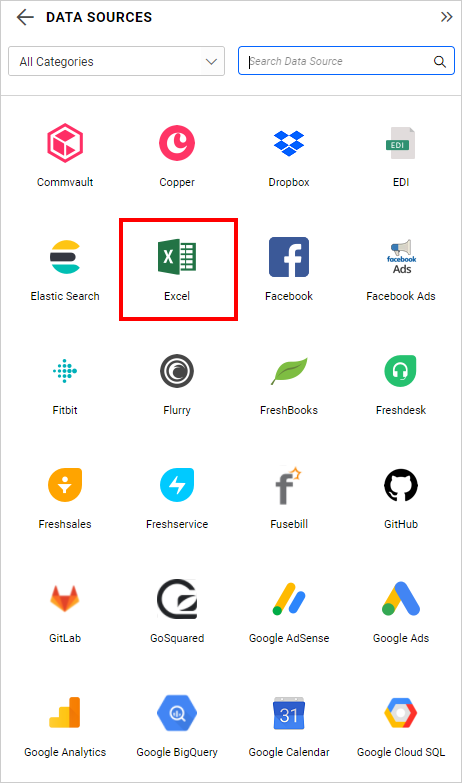 Listed connection type button