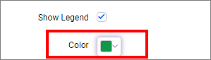 Chart Legend Color Option