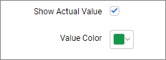Actual Value color