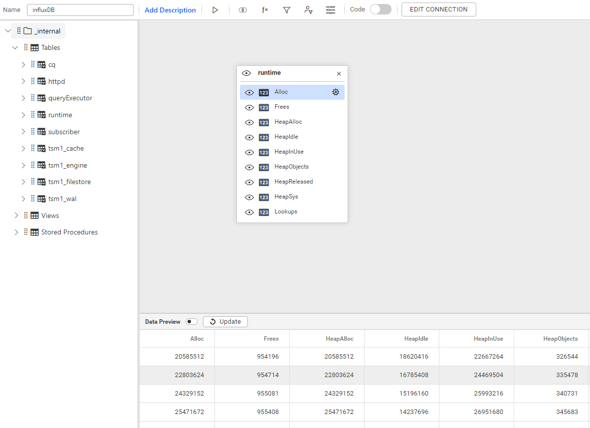 Query designer