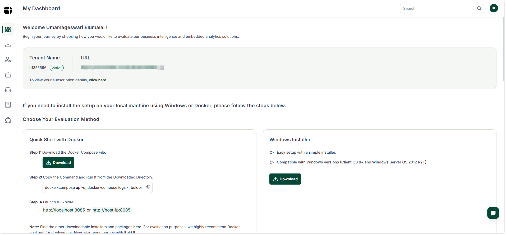 Bold BI Download Page