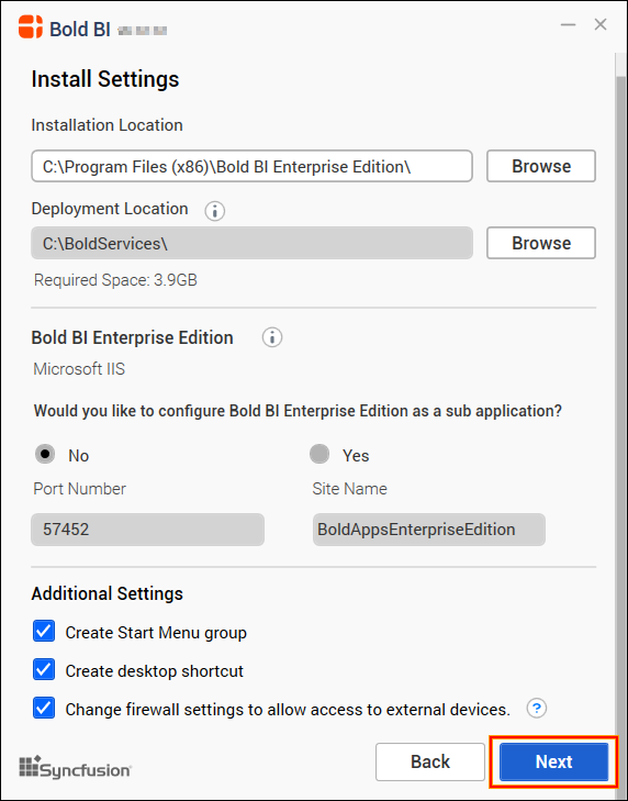 Installation Location, IIS Port Changes and Site Name