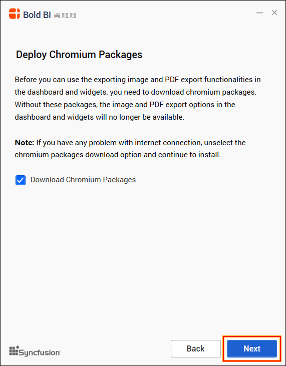 Installation Chromium Pakages