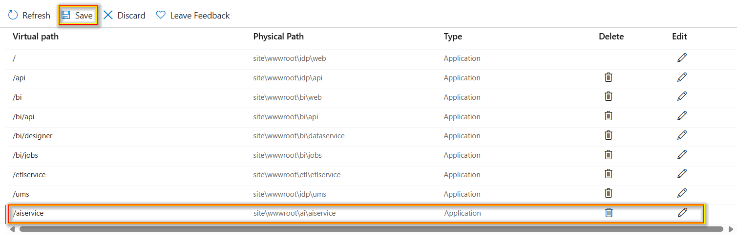 Path mapping