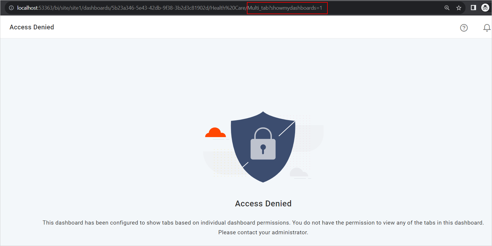 Access Denied Page