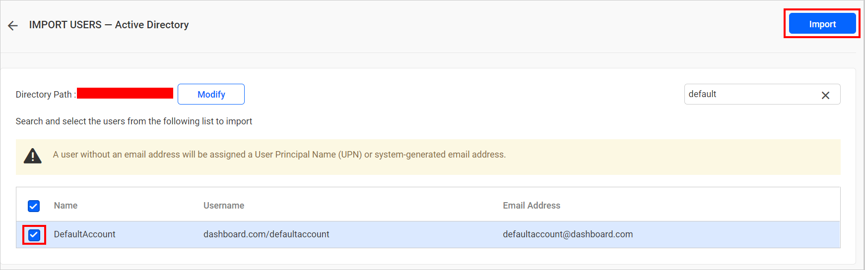 User Import from Active Directory – Embedded BI | Bold BI