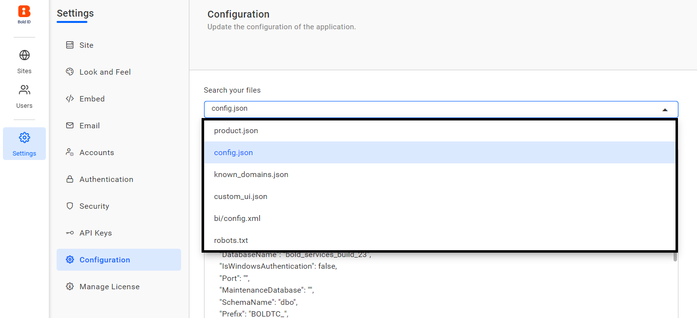 Configuration Files