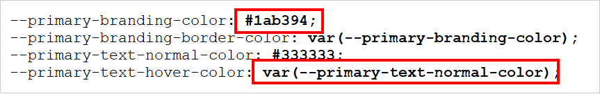 CSS3 variable
