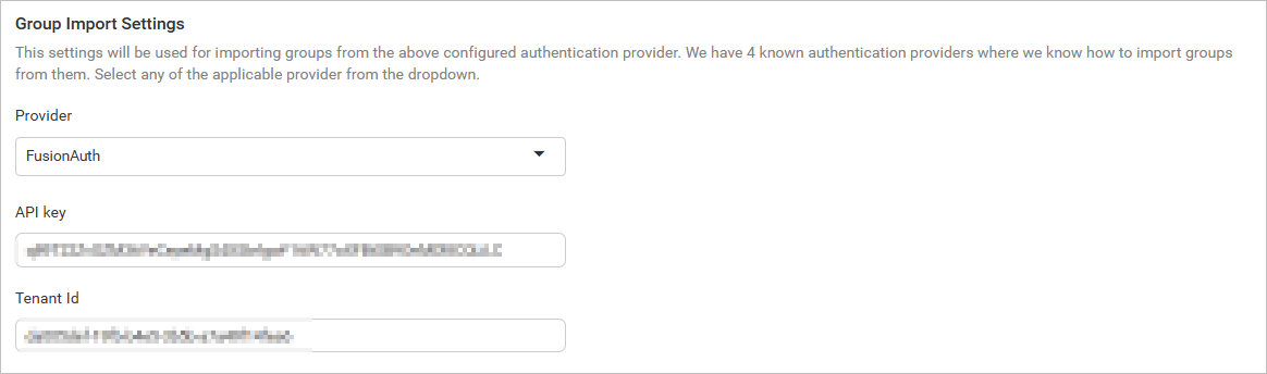 Fusion Auth Group
