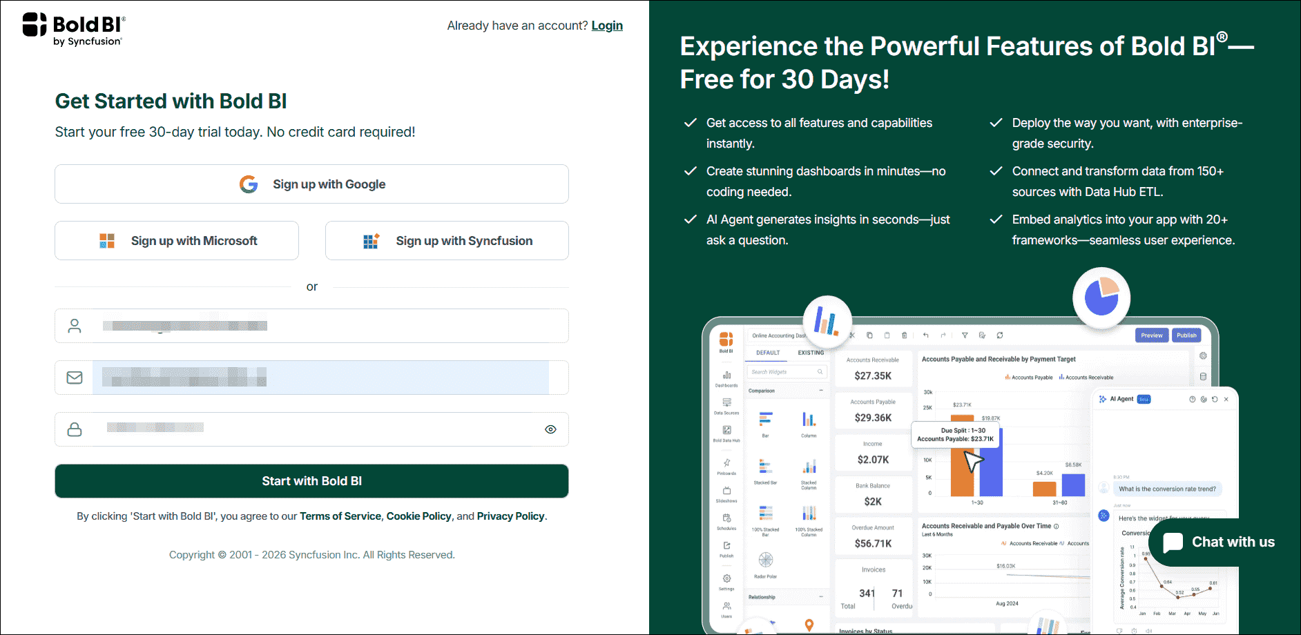Bold BI Start with Bold BI
