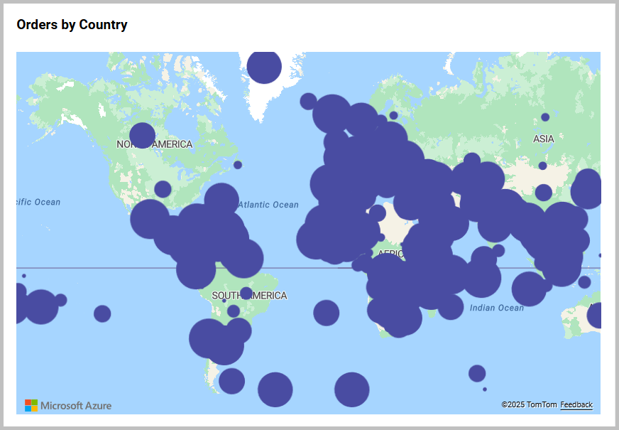 Map with Marker Size