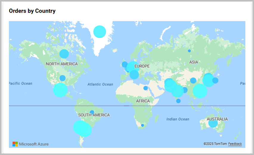Azure map - Choropleth map demo