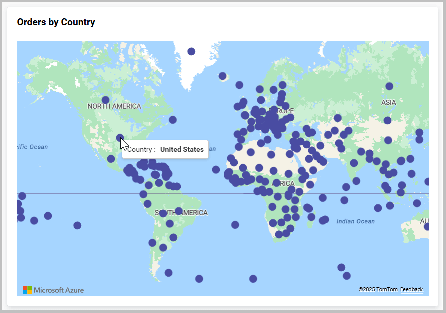 Marker tooltip customized Azure maps