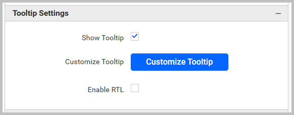 Tooltip Settings