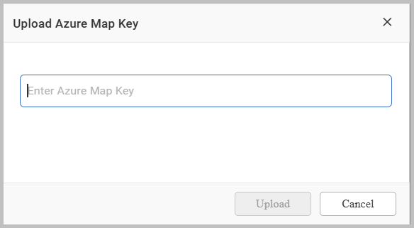 Azure Key Upload Dialog