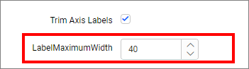 Label maximum width
