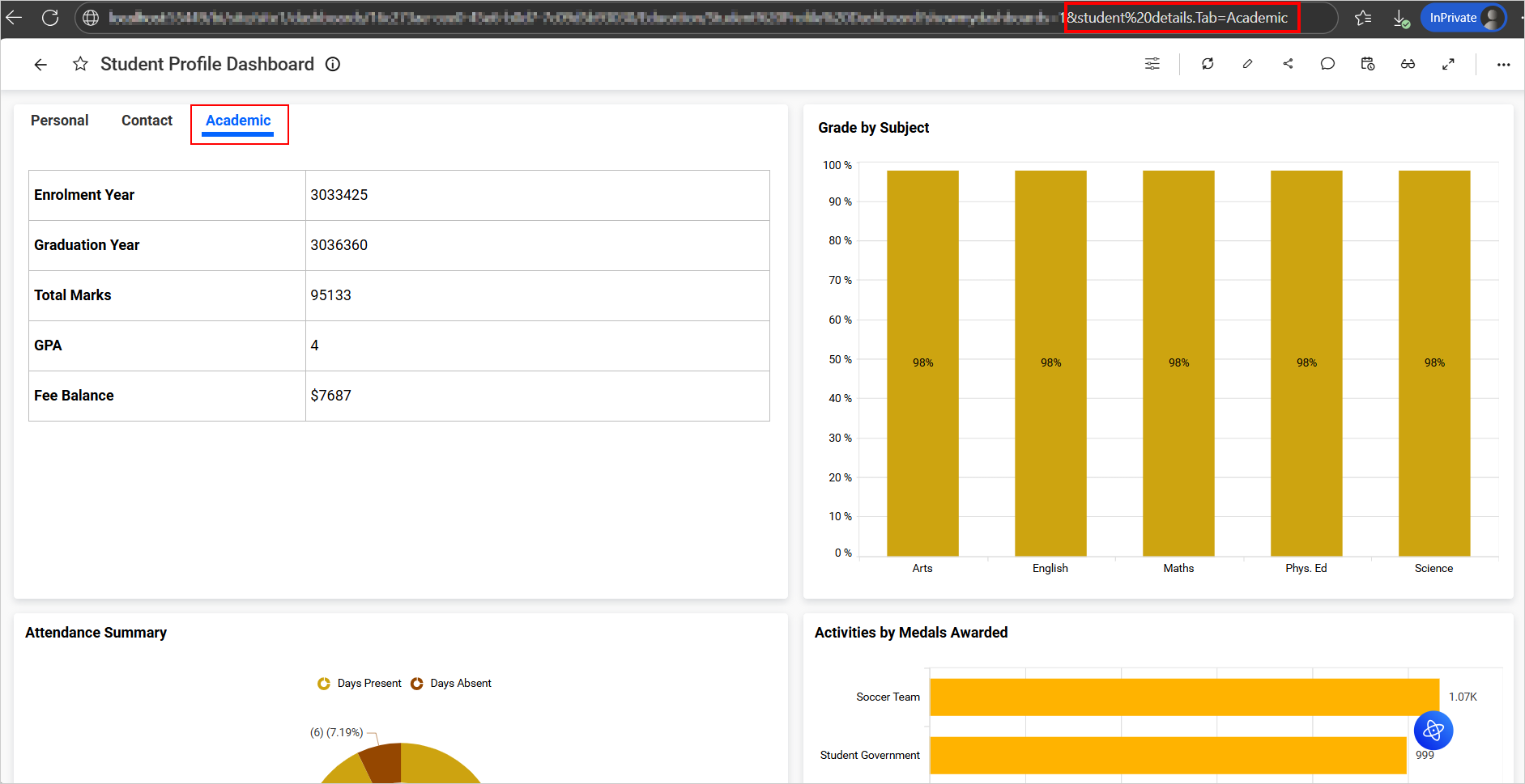 Custom result in Inter widget linking