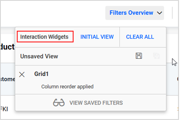 Interaction Widgets