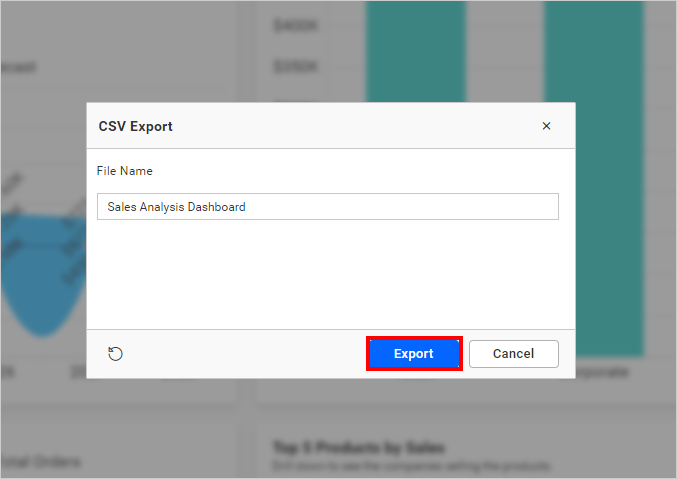 CSV export