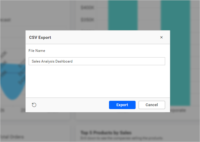 CSV Popup