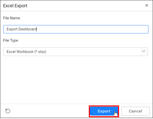 Excel export