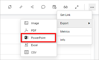 Export to PowerPoint