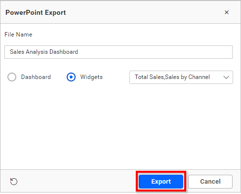 PowerPoint Export Option