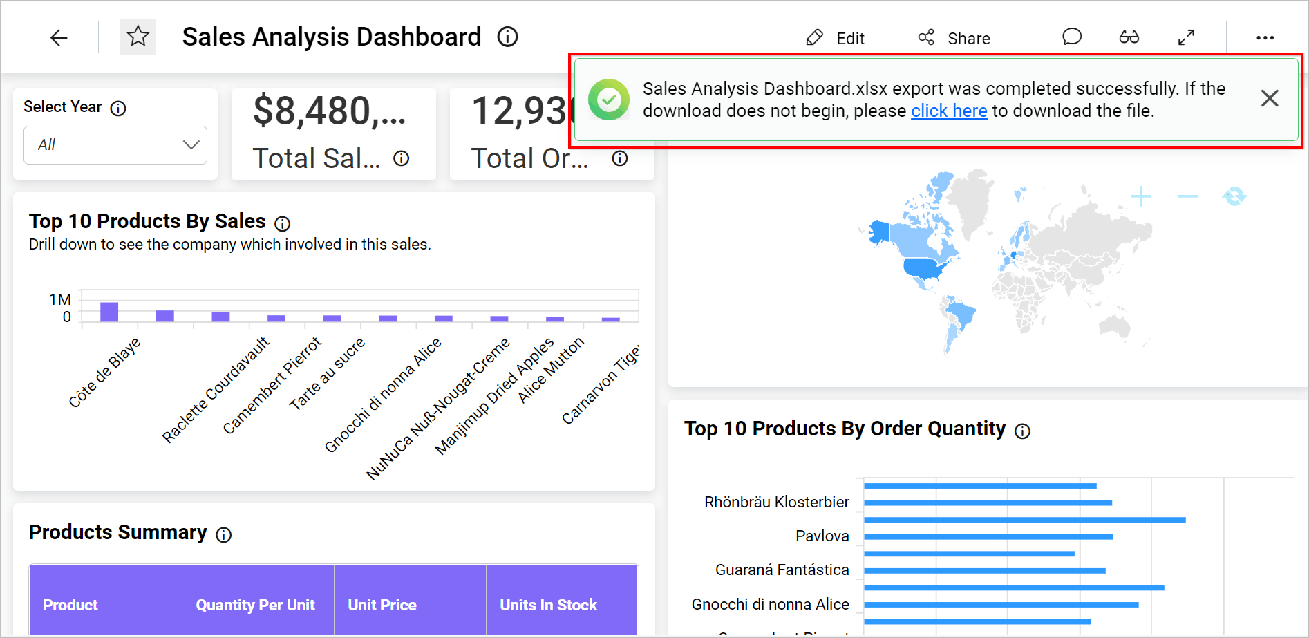 Export-downloaded-excel-file-message