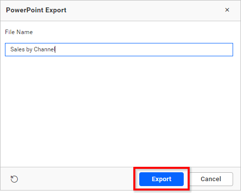 Widget PowerPoint Export