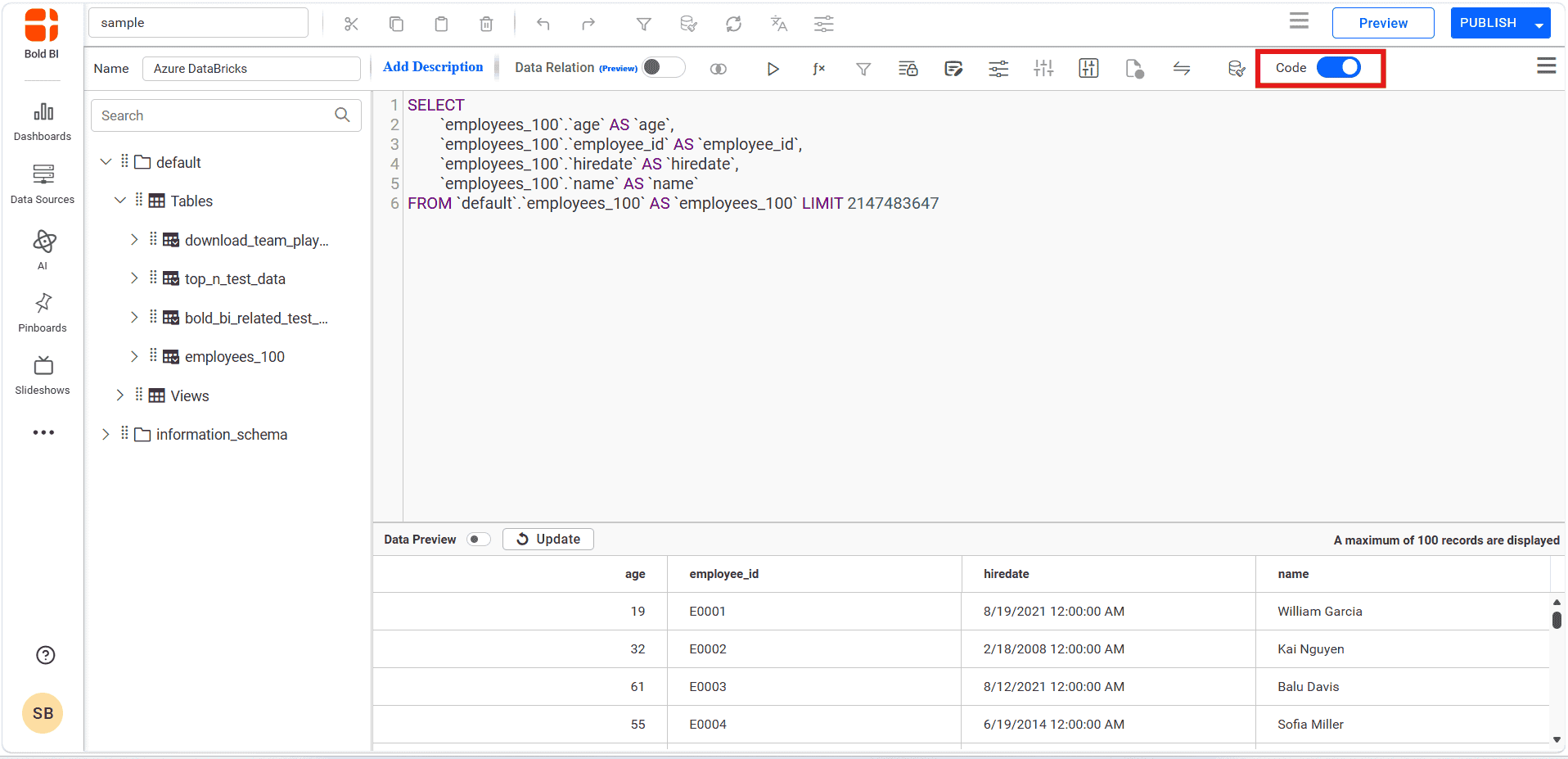 Query designer
