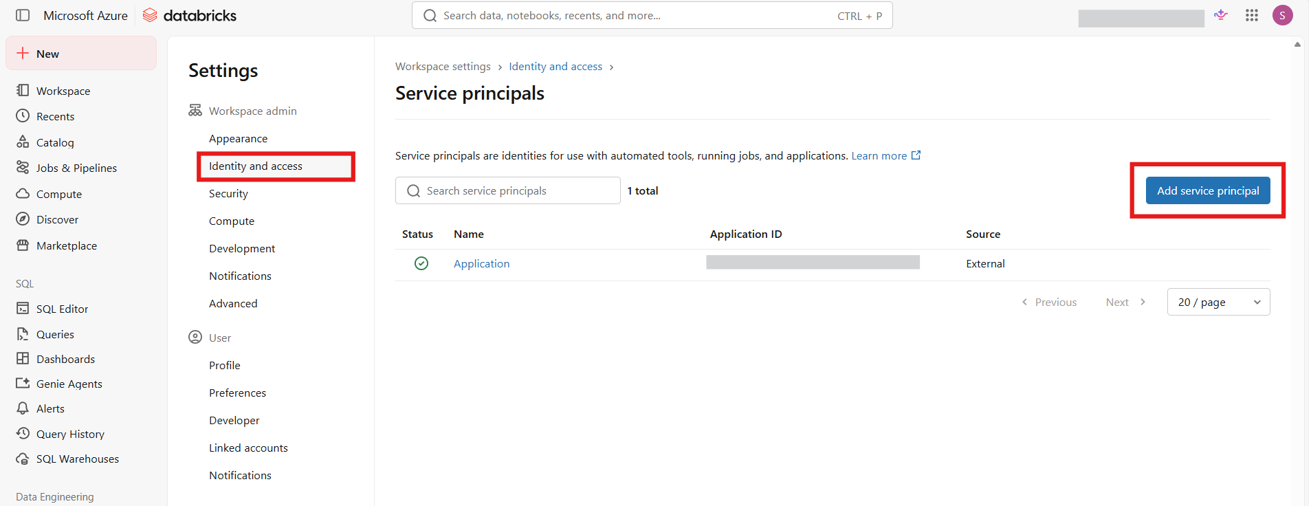 Add New ServicePrincipal 