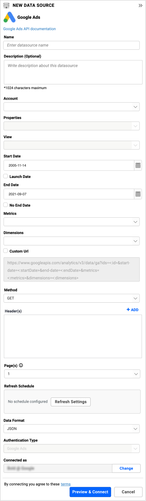 DataSourcesView