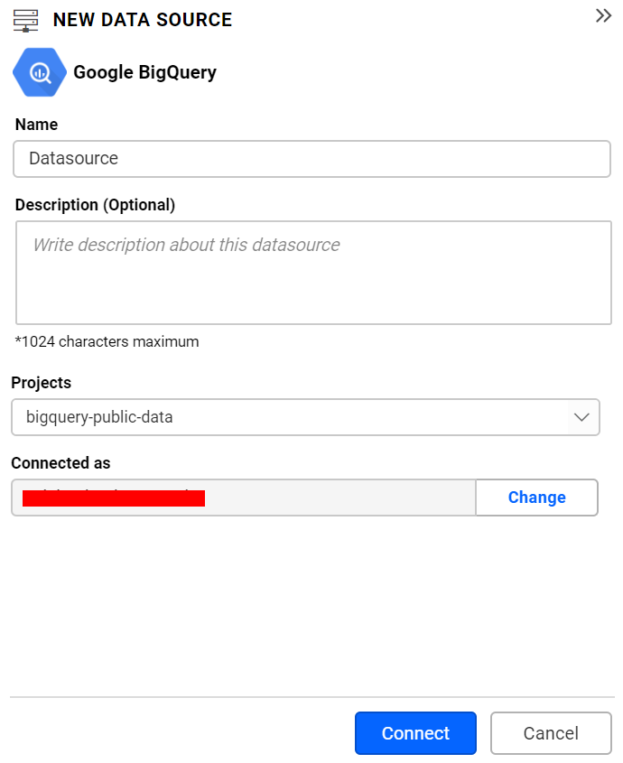 Google BigQuery Connection