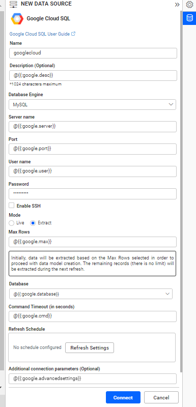 Dashboard Parameter