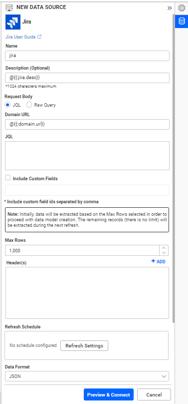 Dashboard Parameter