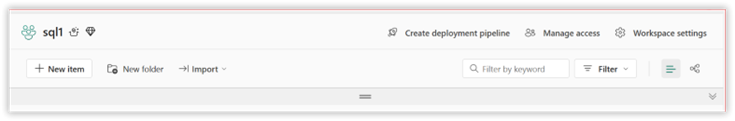 Microsoft Fabric WorkSpace