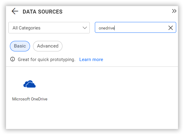 Choose data source